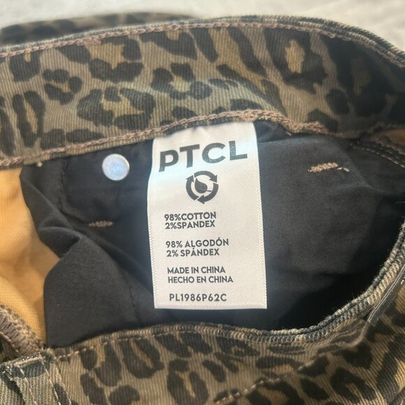 PTCL Ethical Brand Animal Print Wide Leg Women's Jeans S22 - Picture 4 of 7